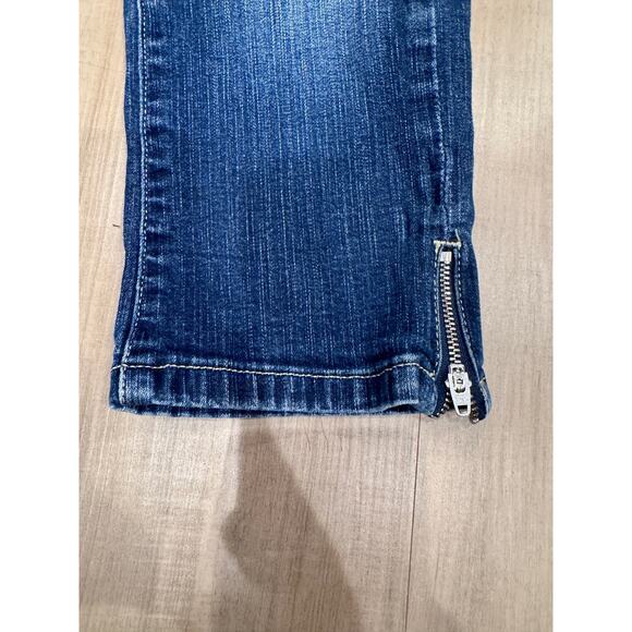 Levi Strauss & Co. 535 Denim Legging Jeans Zipper Hem Medium Wash Womens Size 7M - Picture 14 of 14